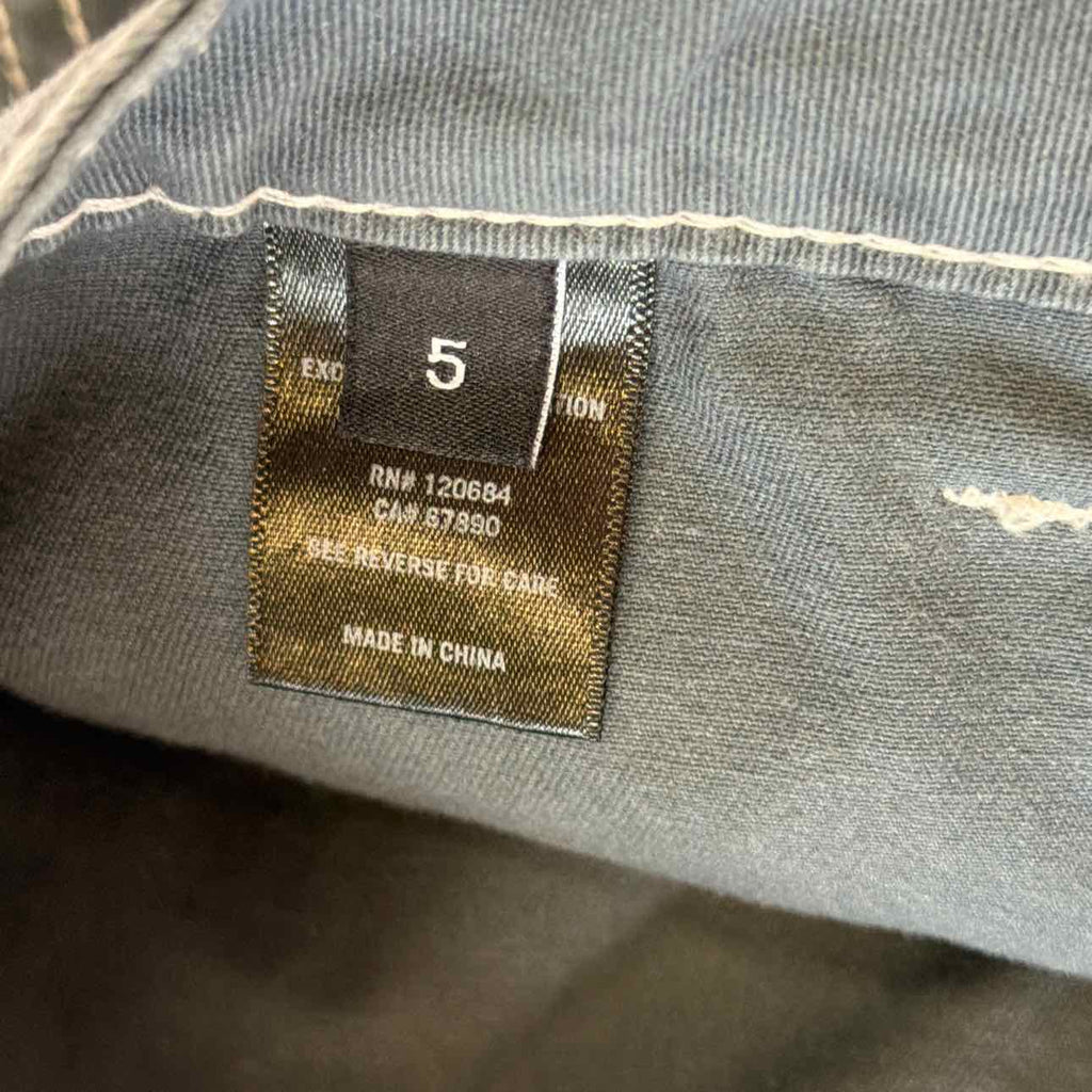 HotTopic Size 5 Gray Preloved Pants