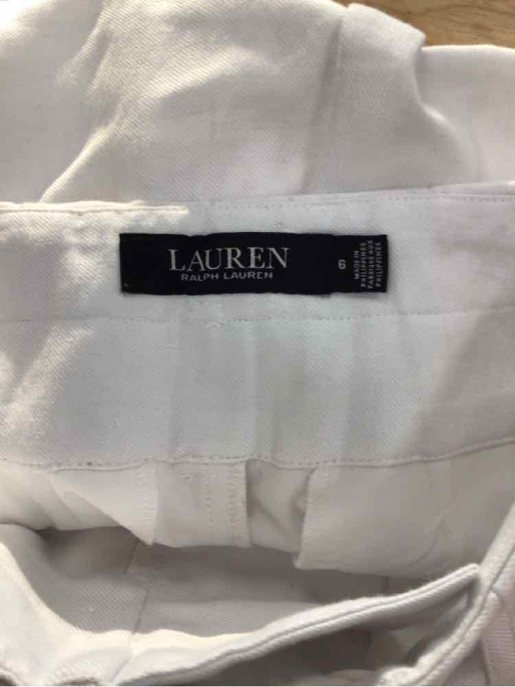 Ralph Lauren Size 6 White Preloved Pants