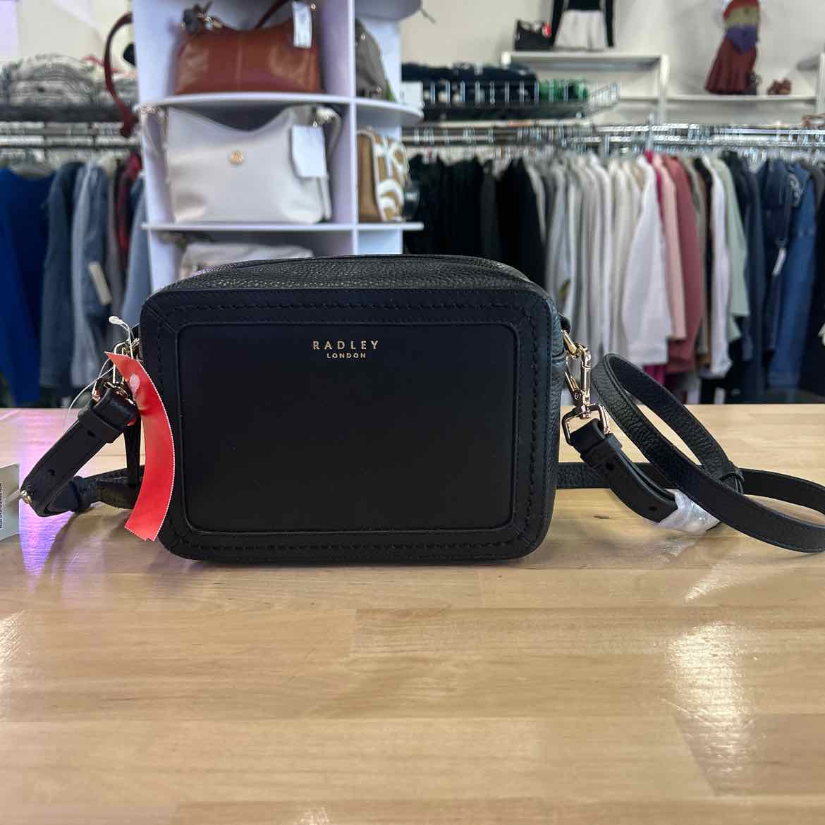 Radley London Marston Mews Mini Zip Around Crossbody - Black