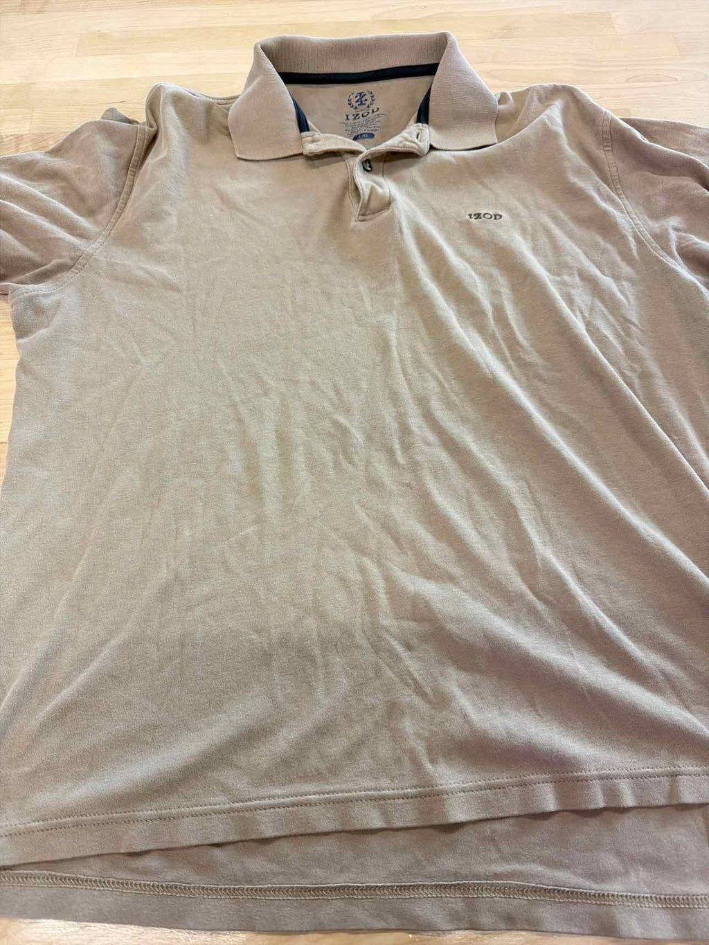 Izod Size L Brown MENS Polo