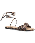 On 34th Size 9.5 On 34th Women's Jenniee Knot Flat Sandals