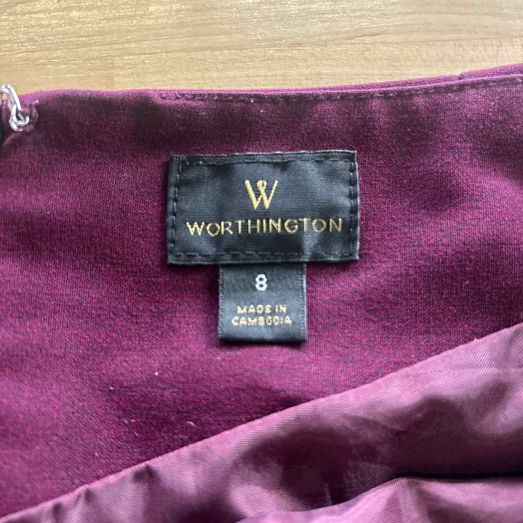 Worthington Size 8 Purple Skirt
