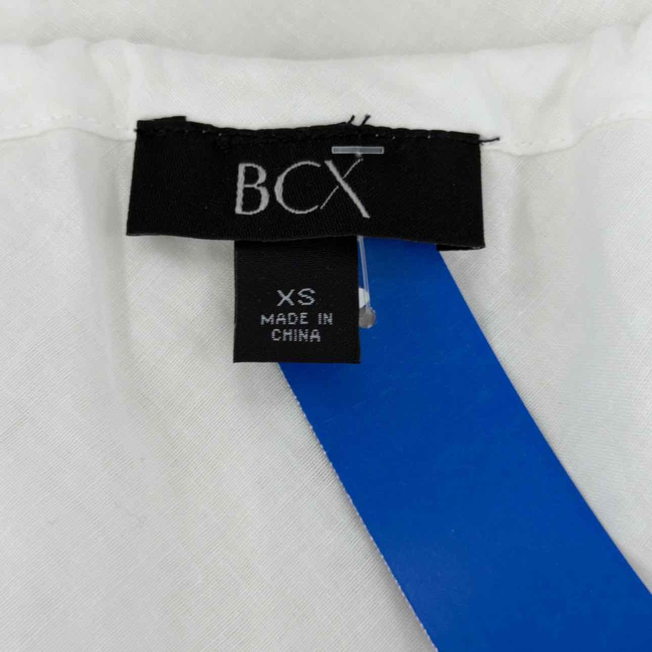 BCX Size XS Cotton Eyelet Tank Top