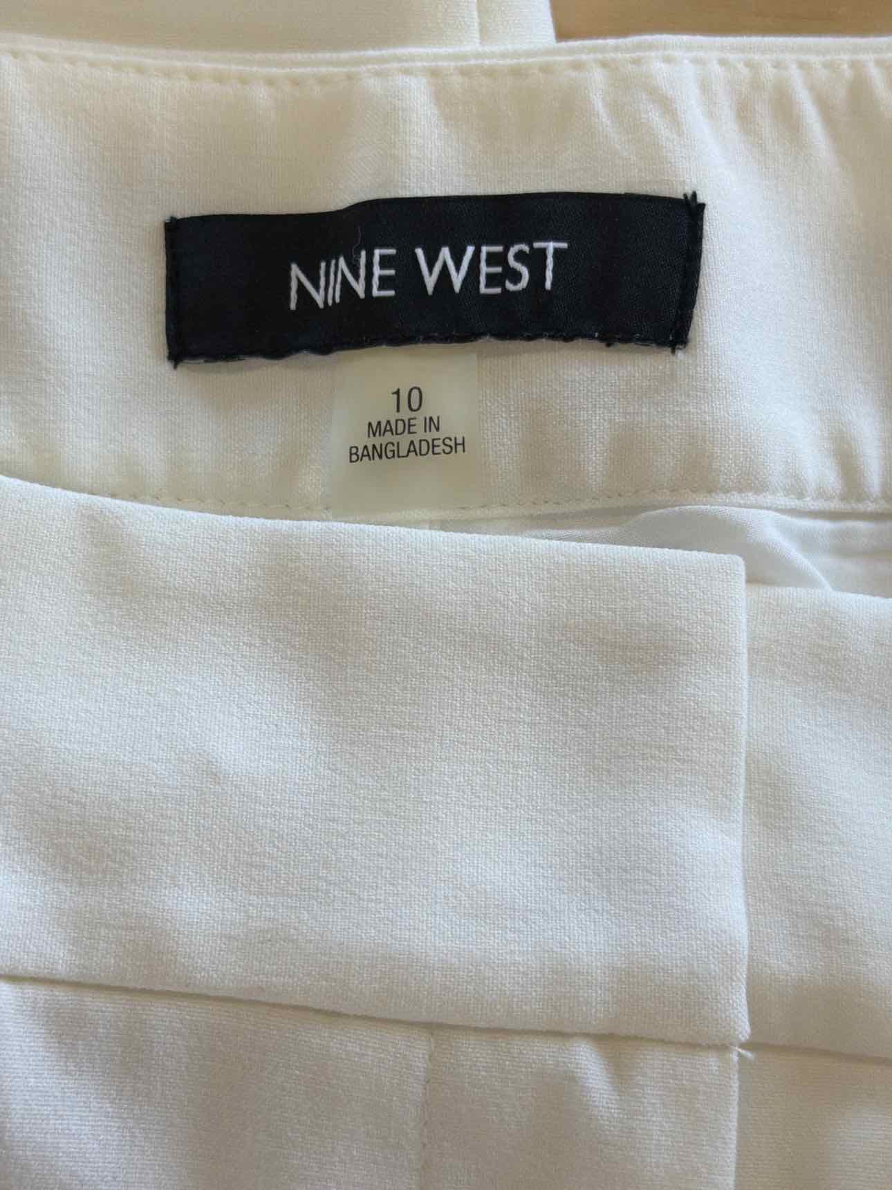 Nine West Size 10 White Pants