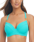 Bleu Size 38D Underwire Bikini Top