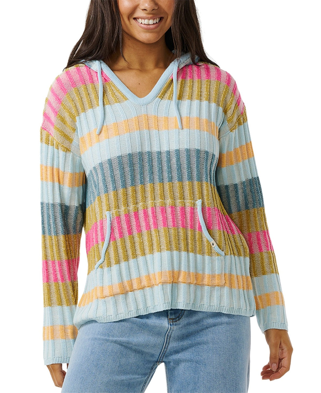 Rip Curl Juniors' Hibiscus Heat Poncho - Hot Pink