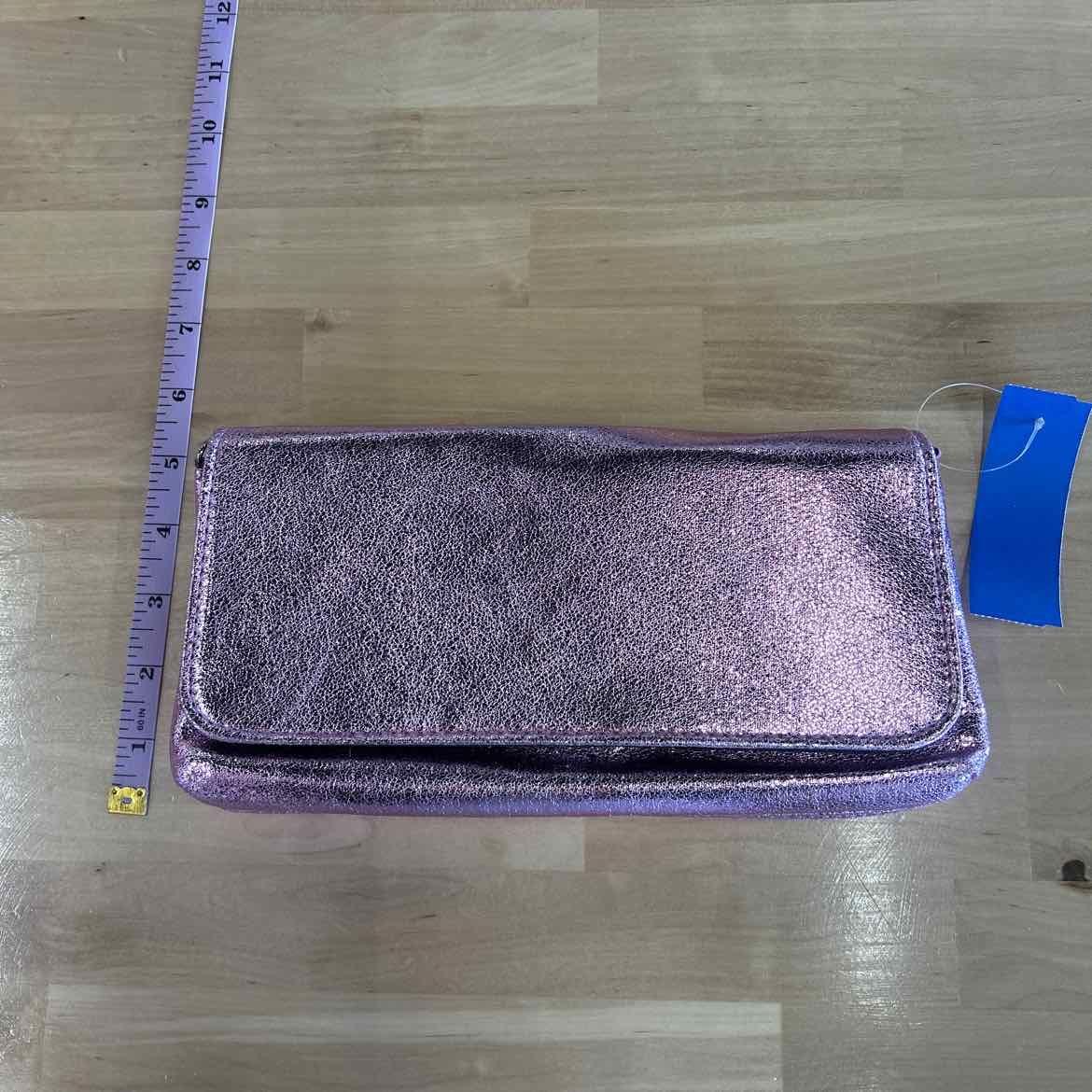 Rebecca Van Dik Pink Rectangle Clutch
