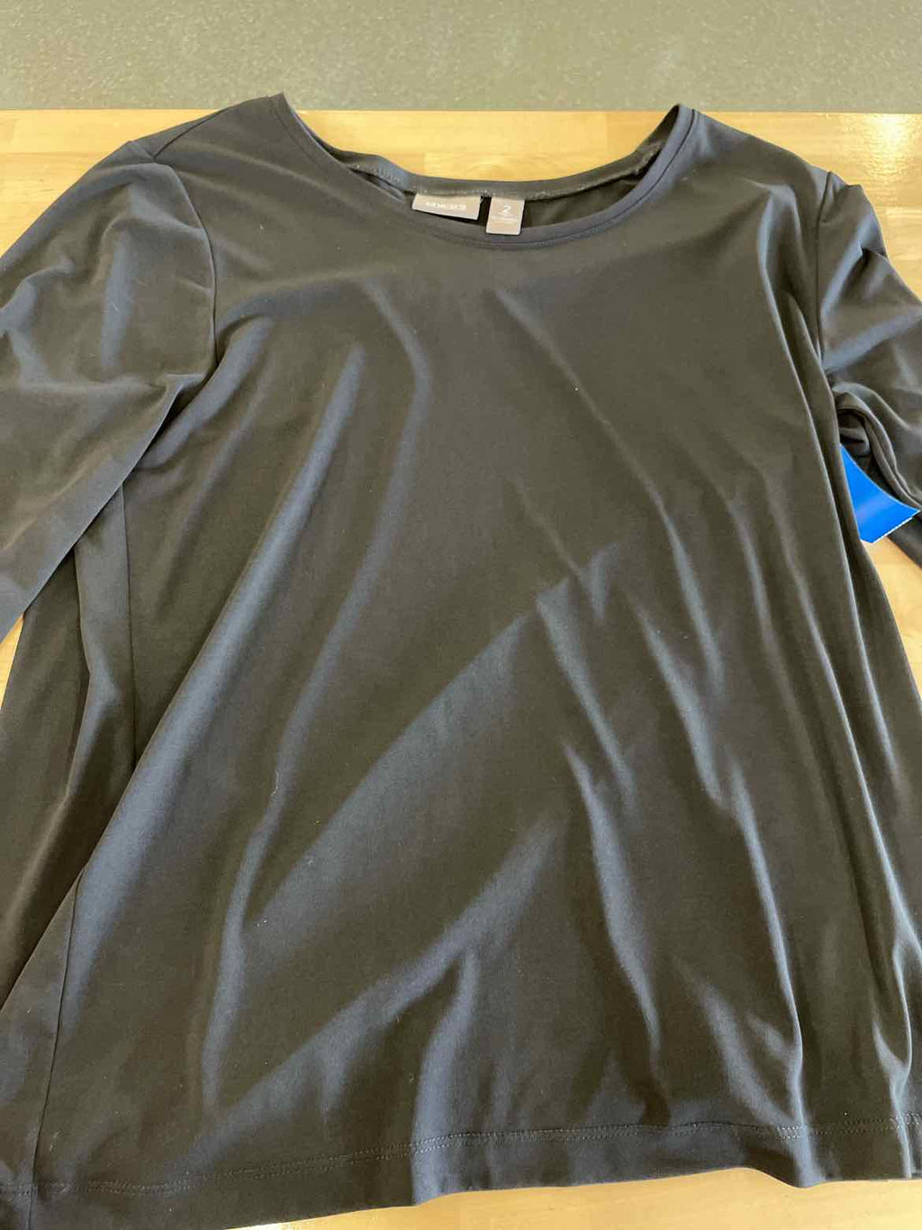 Chico's Size L Black Long Sleeve