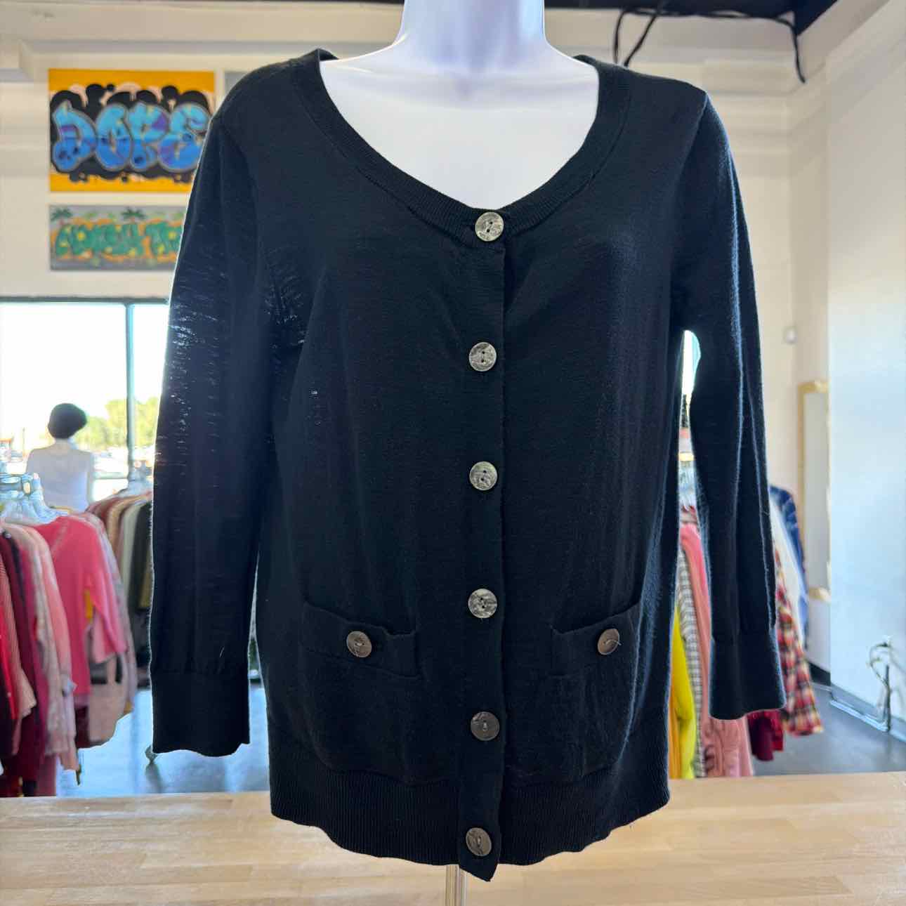 Banana Republic Size S Black Used Cardigan