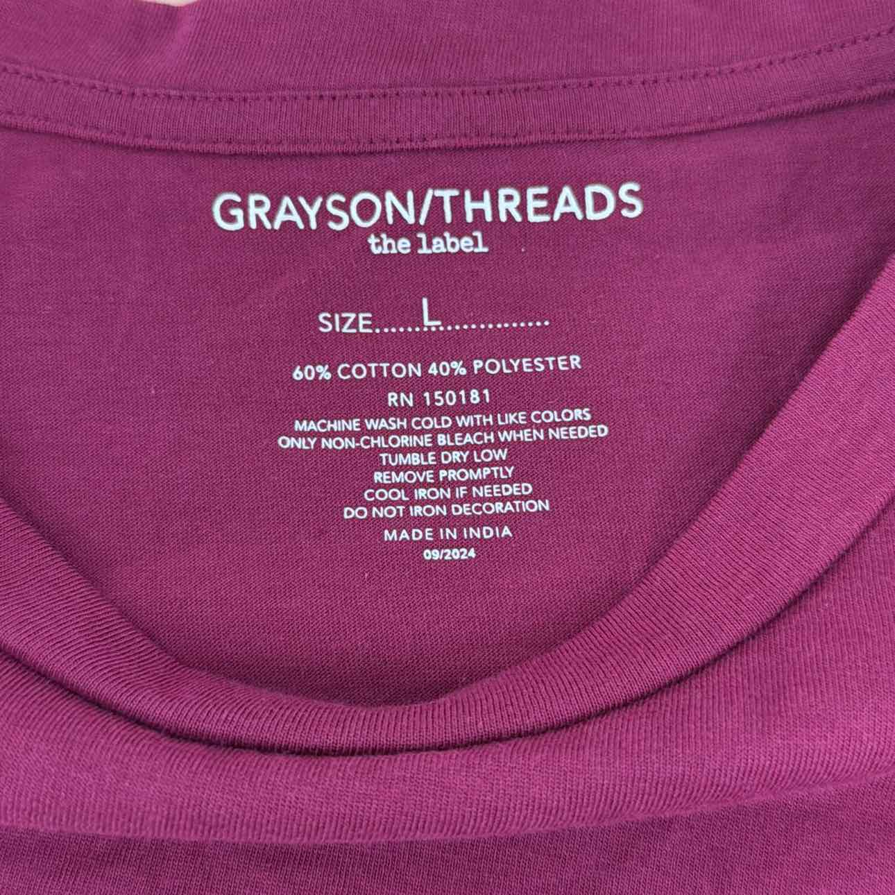 Grayson Threads Size L Year of the Snake Lunar New Year Graphic T-Shirt