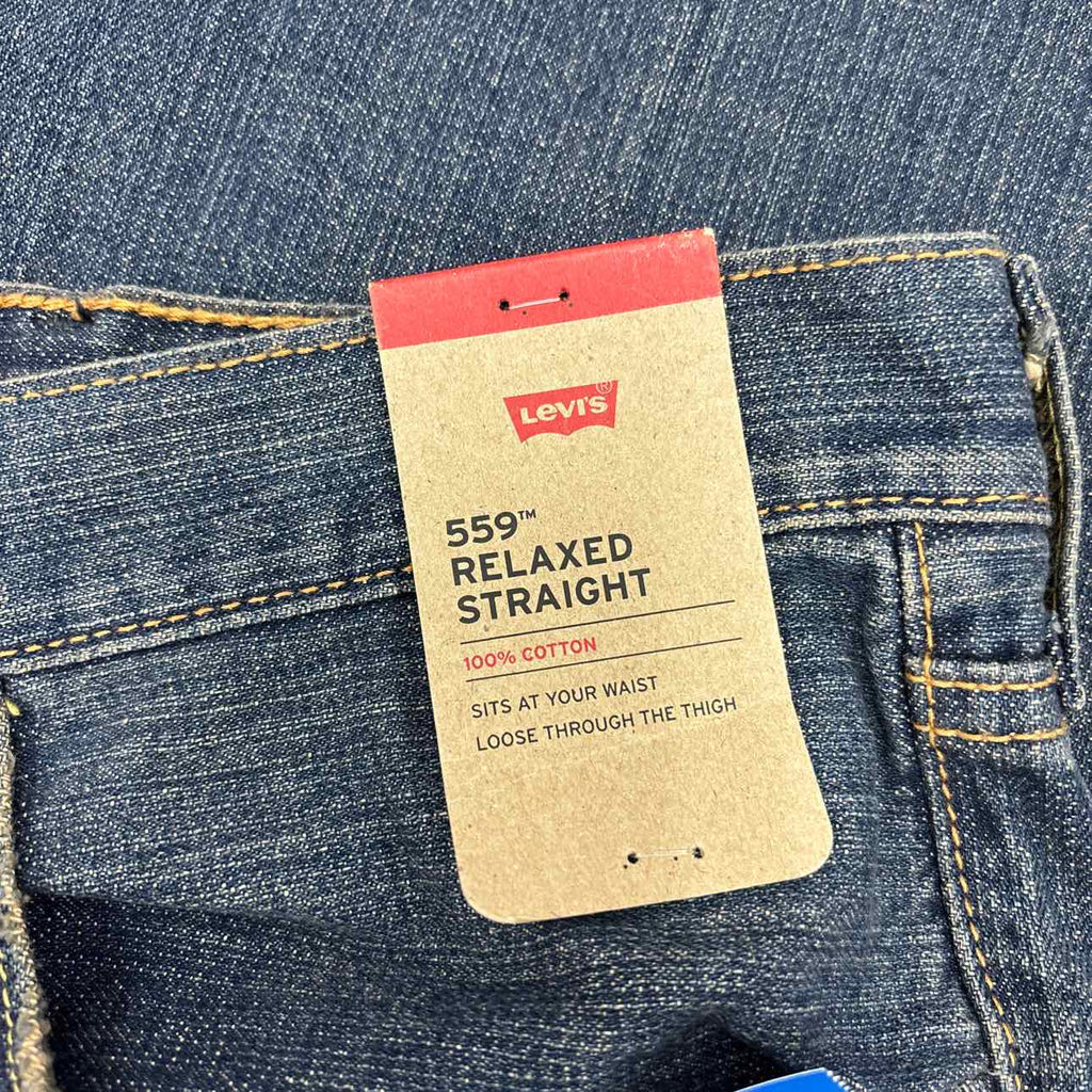 Levi's Size 50x30 Men's Levi's Big and Tall Mens 559 Straight Leg Relaxed Fit