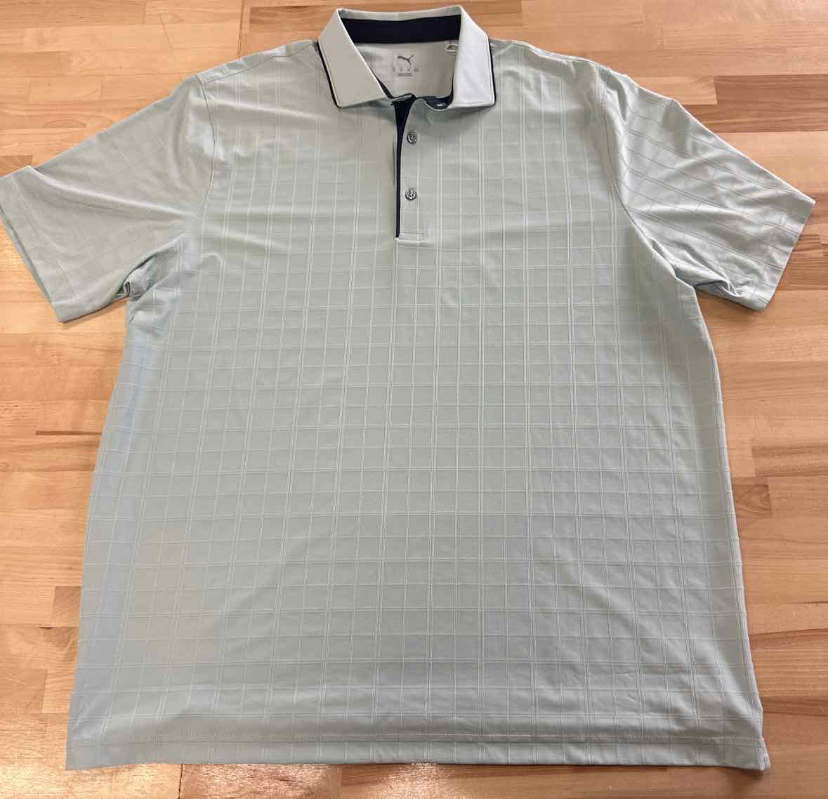 PUMA Men's Jacquard Check Golf Polo