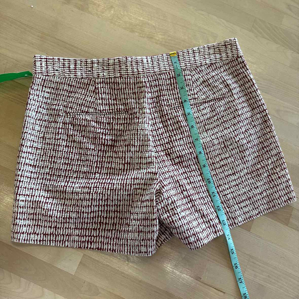 Ann Taylor Women Size 2 Red White Preloved Shorts