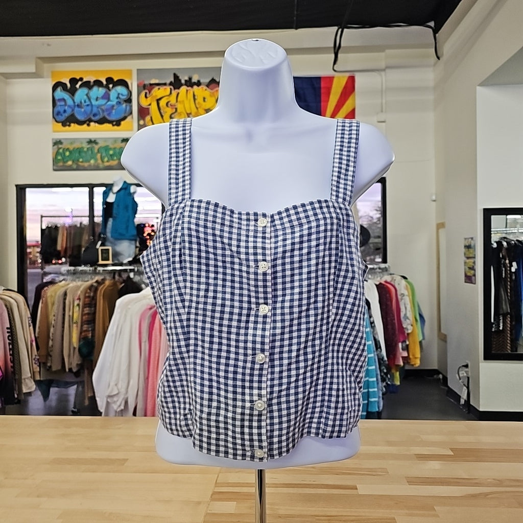 Levi's Size M Blue White New Sleeveless