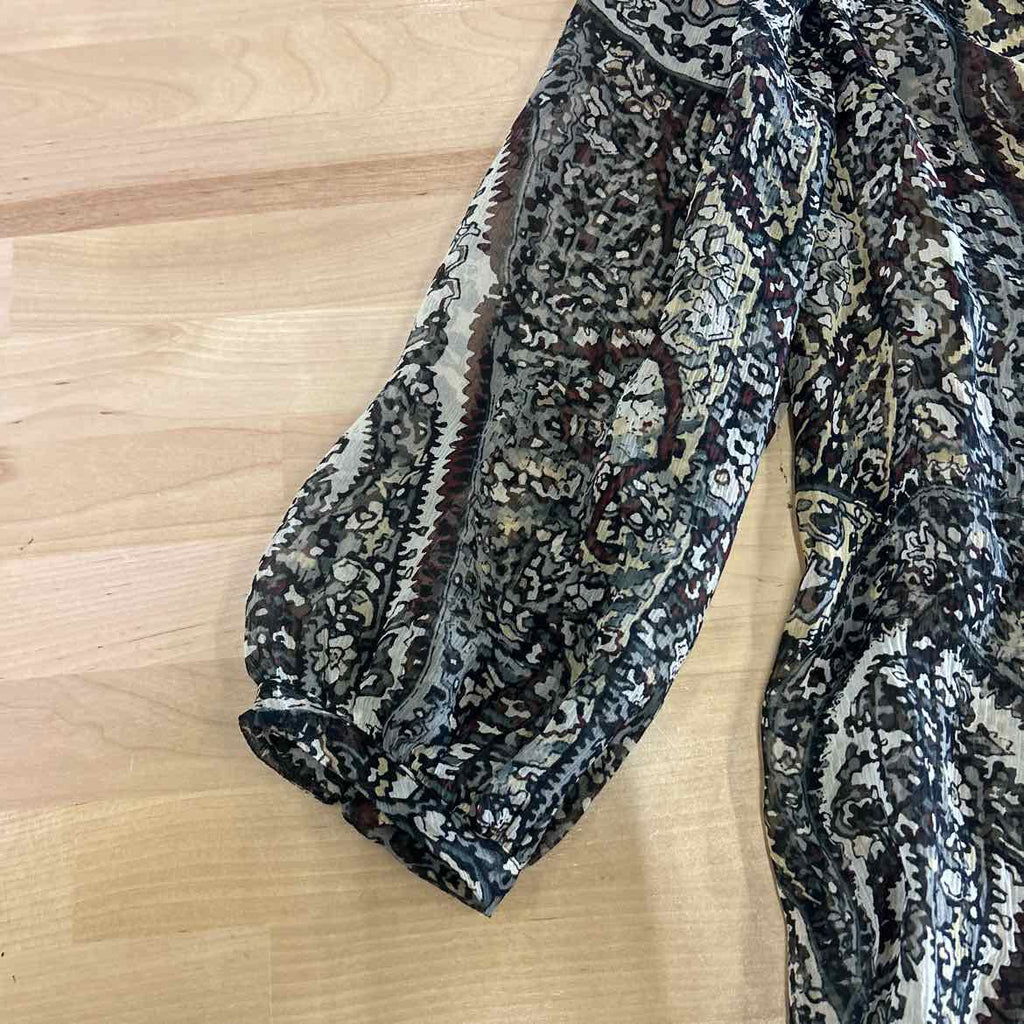 Joie Size XS Black Preloved Blouse LS