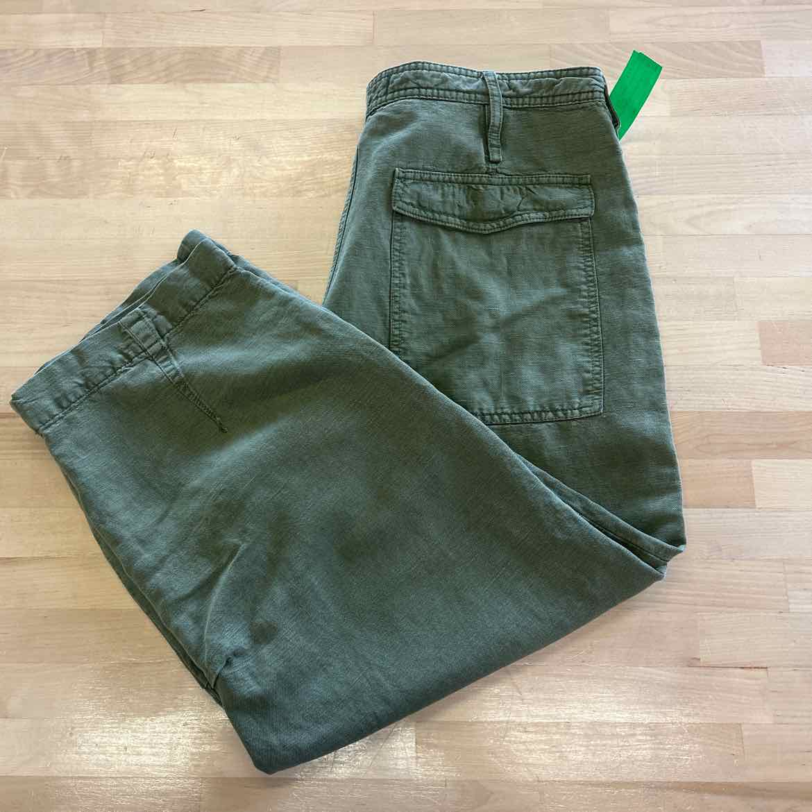 Anthropologie Size 10 Green Preloved Pants