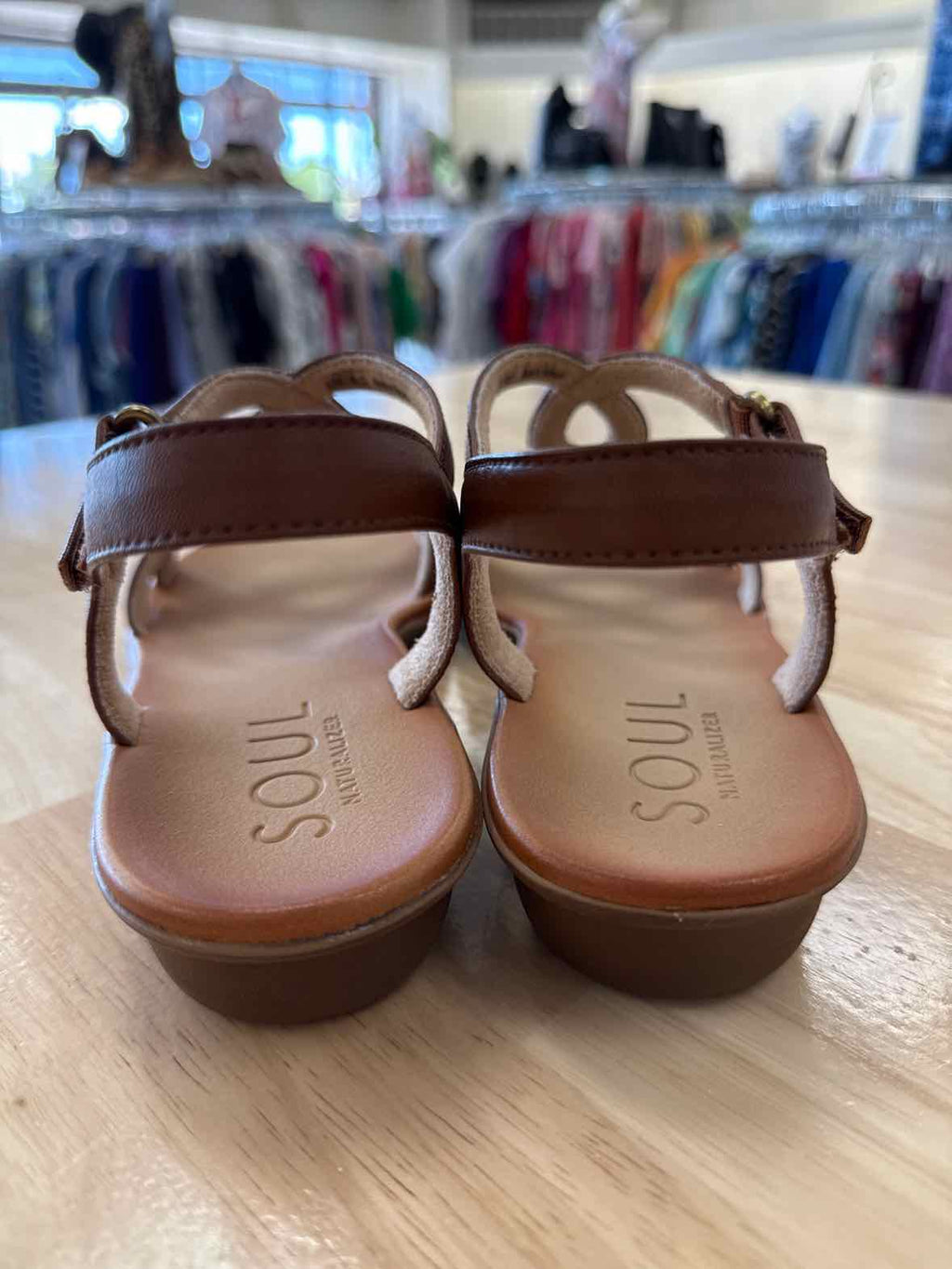 Soul Naturalizer Size 9.5 Tan Solo Casual Sandals NWT