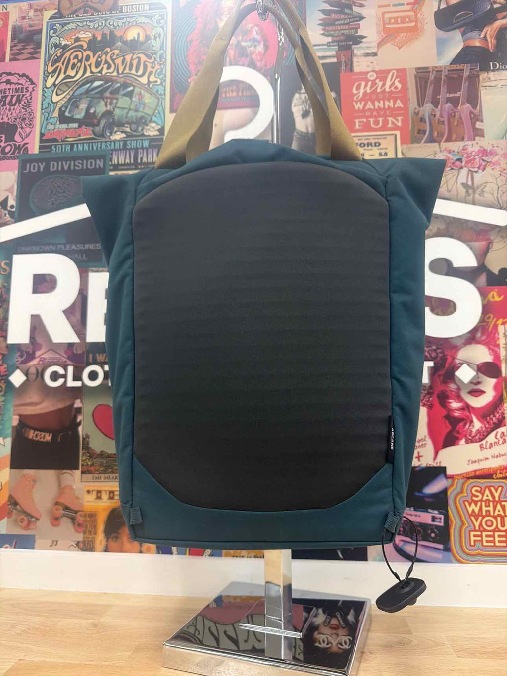 osprey Teal Canvas BackPack
