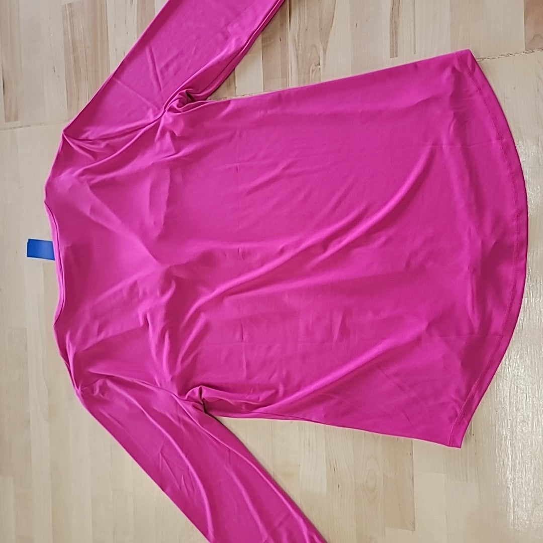 INC Size M Pink Long Sleeve