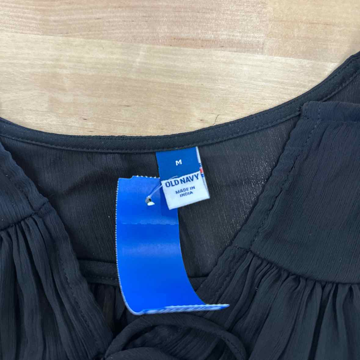 Old Navy Size M Black Blouse
