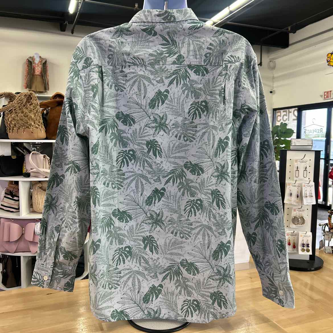Tommy Bahama Men's Digital Palms Regular-Fit Printed Button-Down Shirt