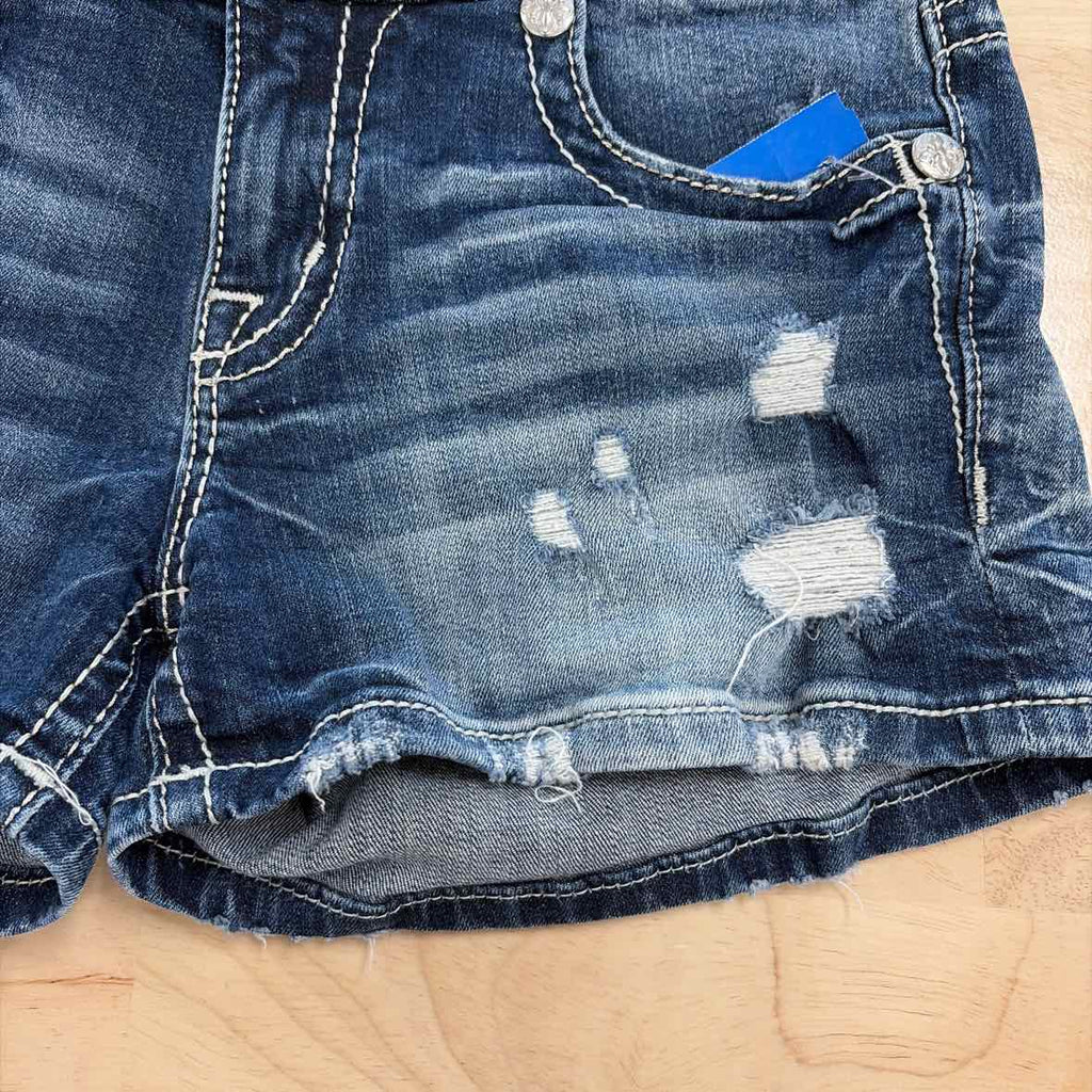 Miss Me Women Size 26 Blue Preloved Shorts