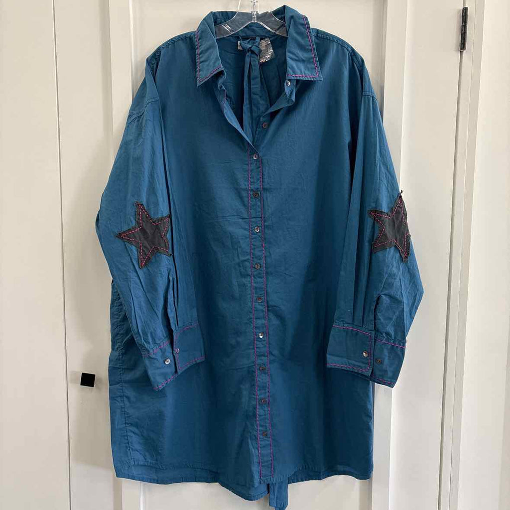 Natural Life Size XL Blue Dress