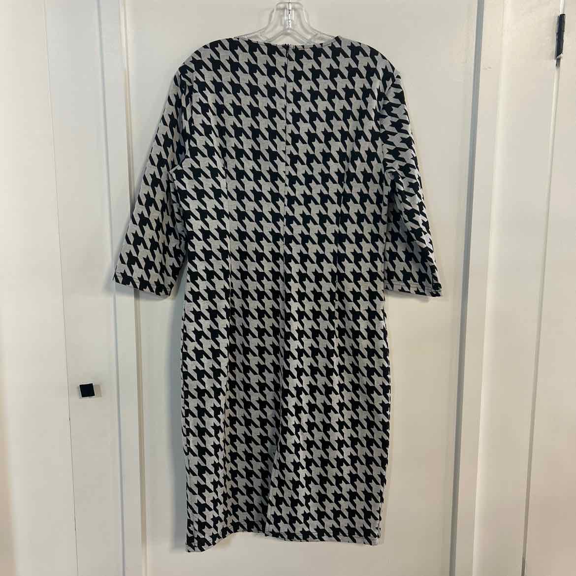 Allegra K Size L Black White Preloved Dress