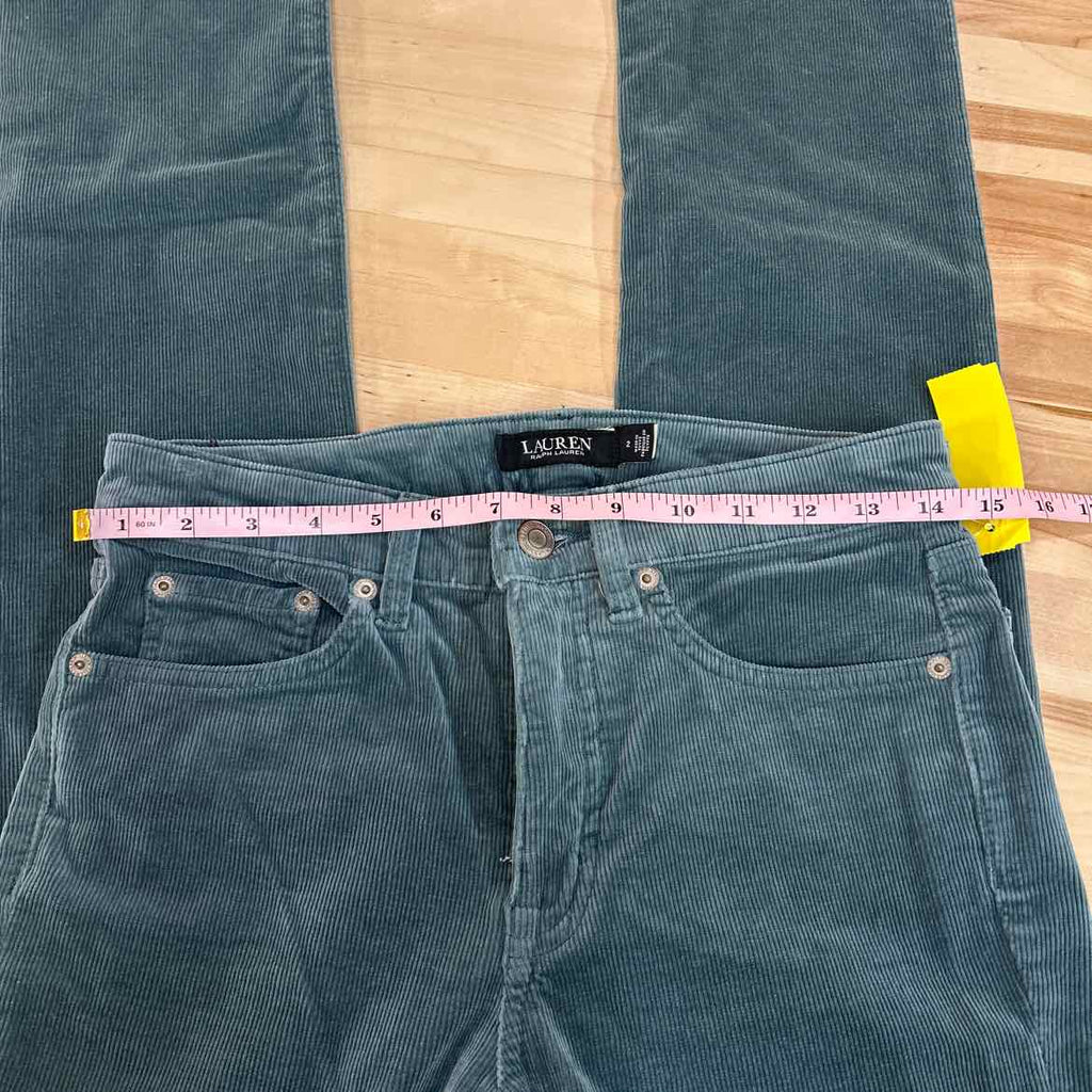 Ralph Lauren Size 2 Green Corduroy Preloved Pants