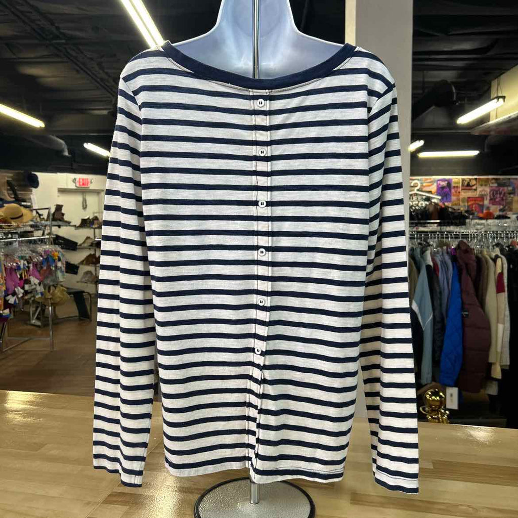 Splendid Size L White Blue Preloved Longsleeve