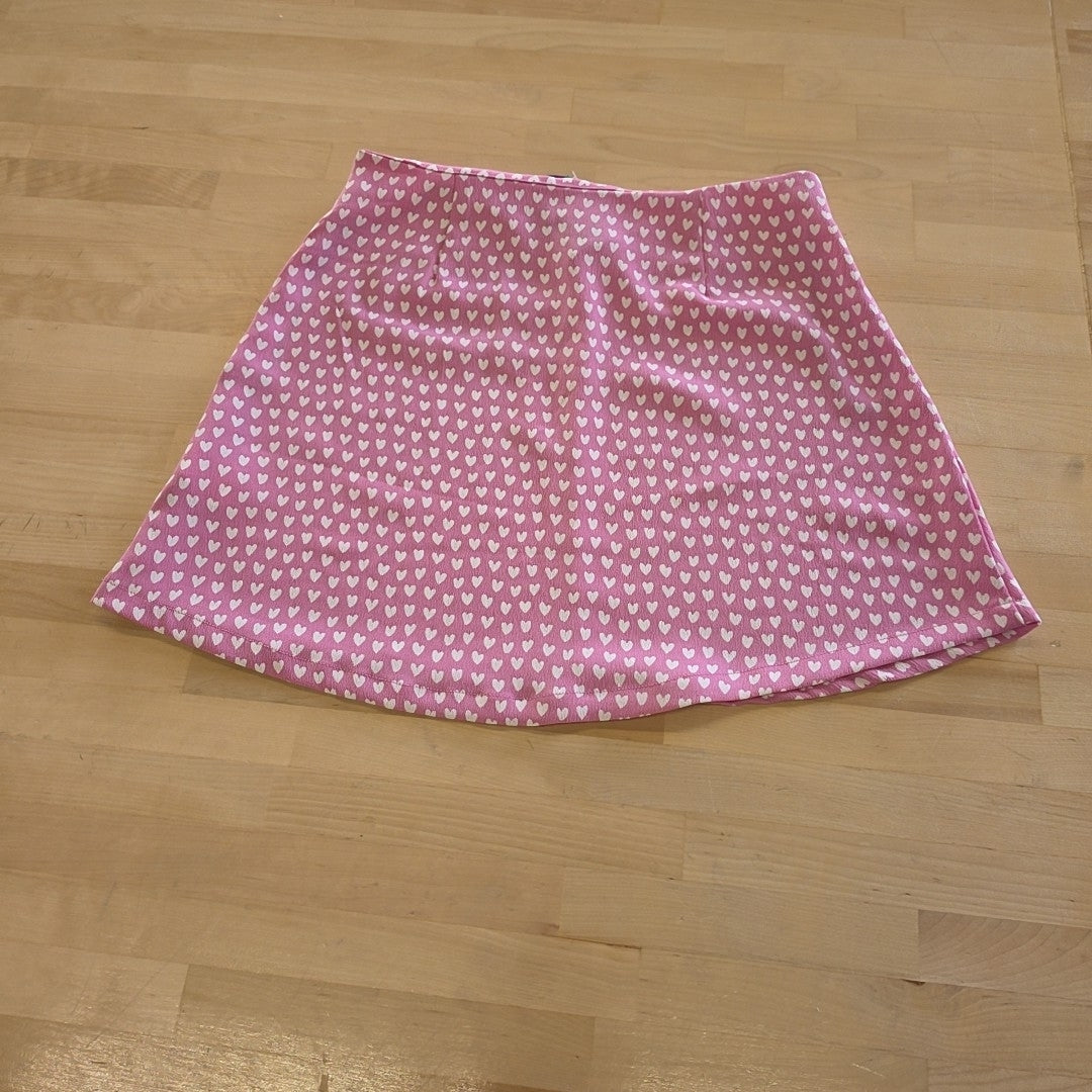 Forever 21 Size S White Pink Preloved Skirt