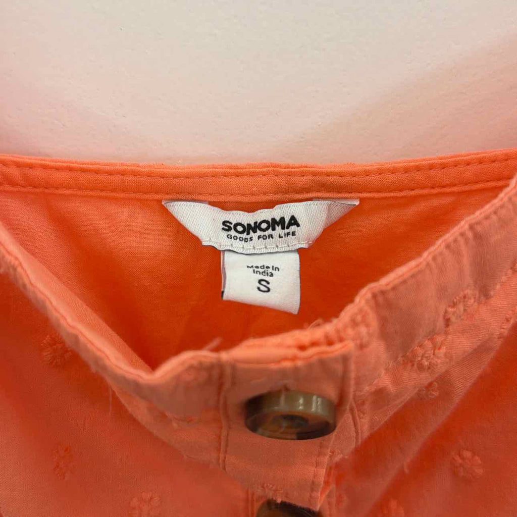 Sonoma Size S Orange Preloved Dress