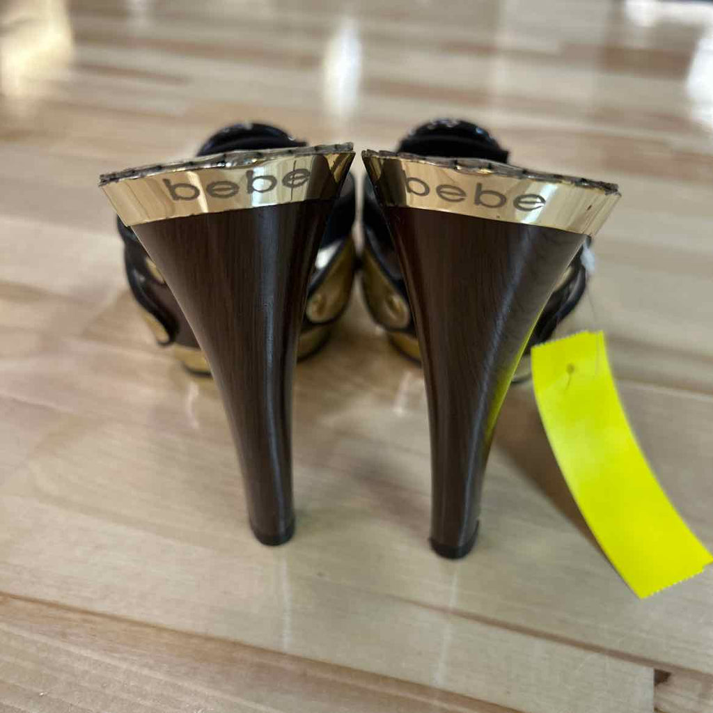 Bebe Size 6 Brown Preloved Heels