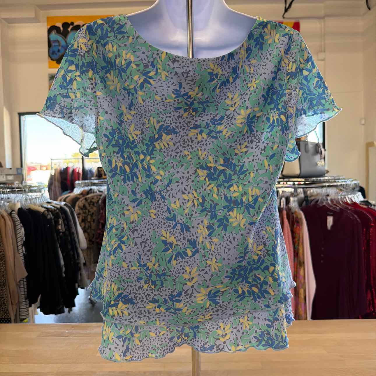 Napa Valley Size 8 Blue Preloved Blouse