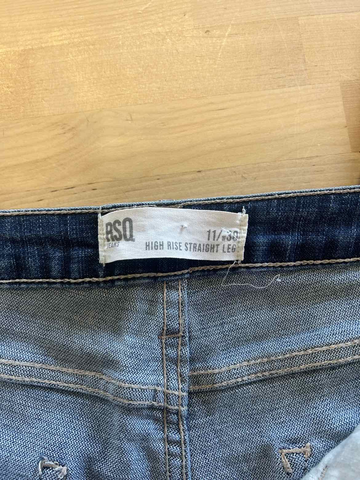 RSQ Size 11/30 Blue Denim Preloved Jeans