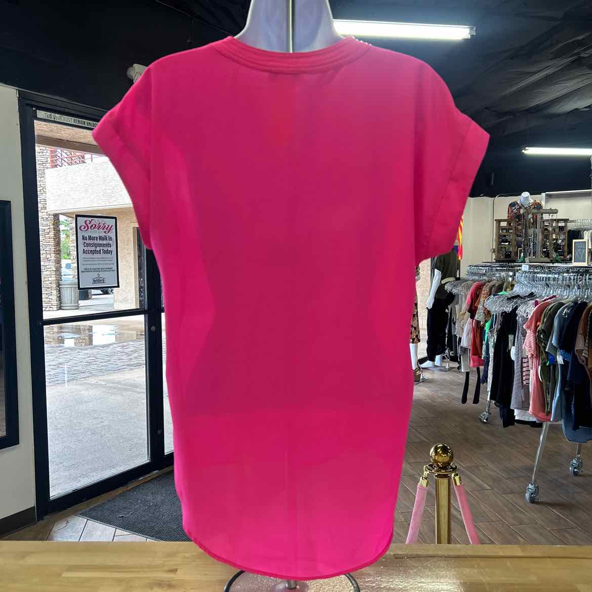 Vince Camuto Size S/M Pink Preloved Blouse SS