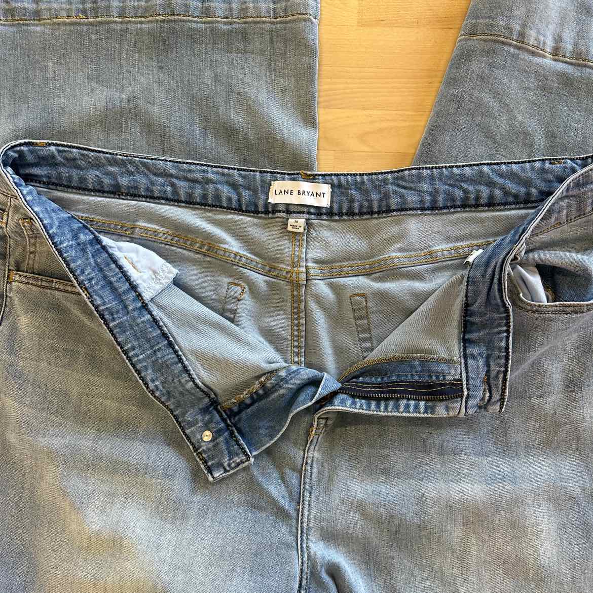 Lane Bryant Size 20 Blue Denim Preloved Jeans
