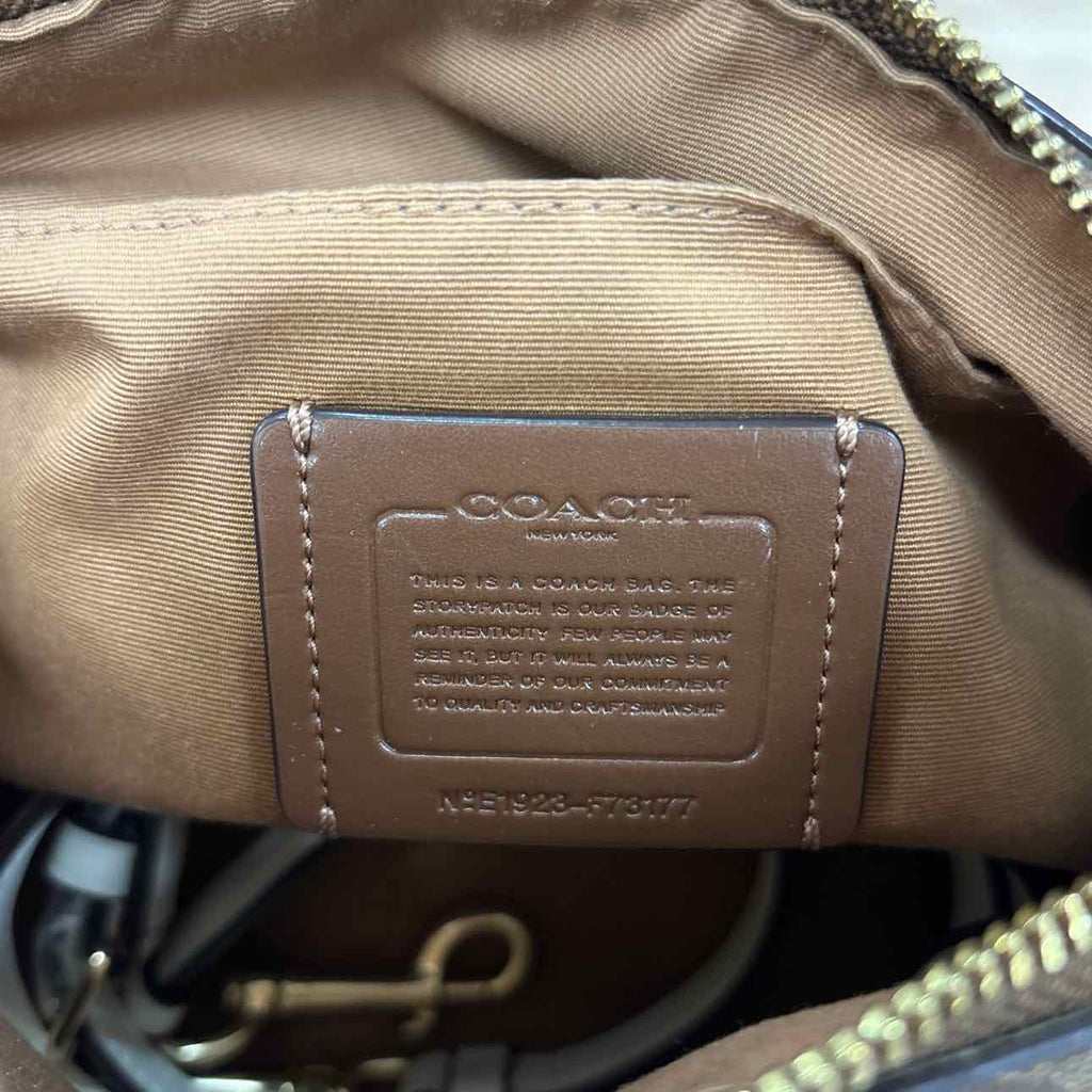 Coach Brown Leather Preloved Handbag