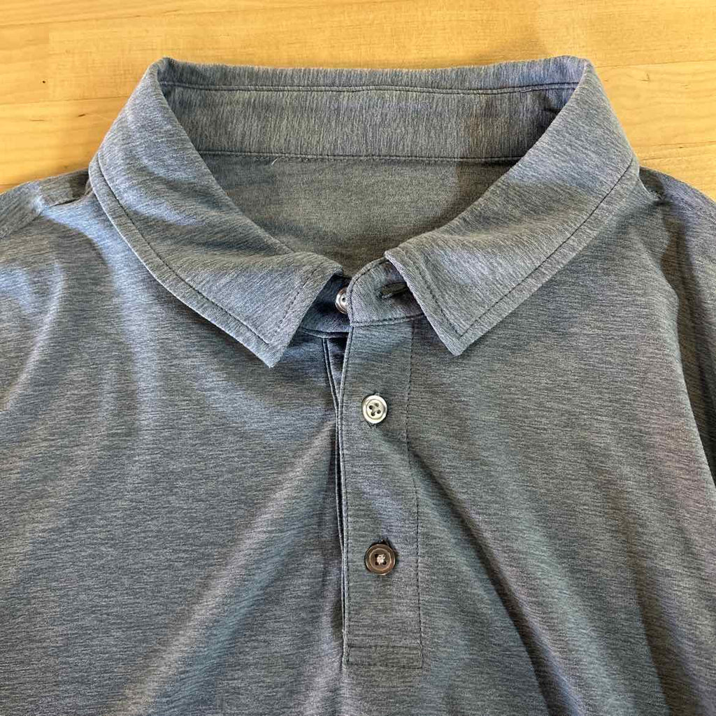 Vouri Size XL Blue Preloved MENS Polo
