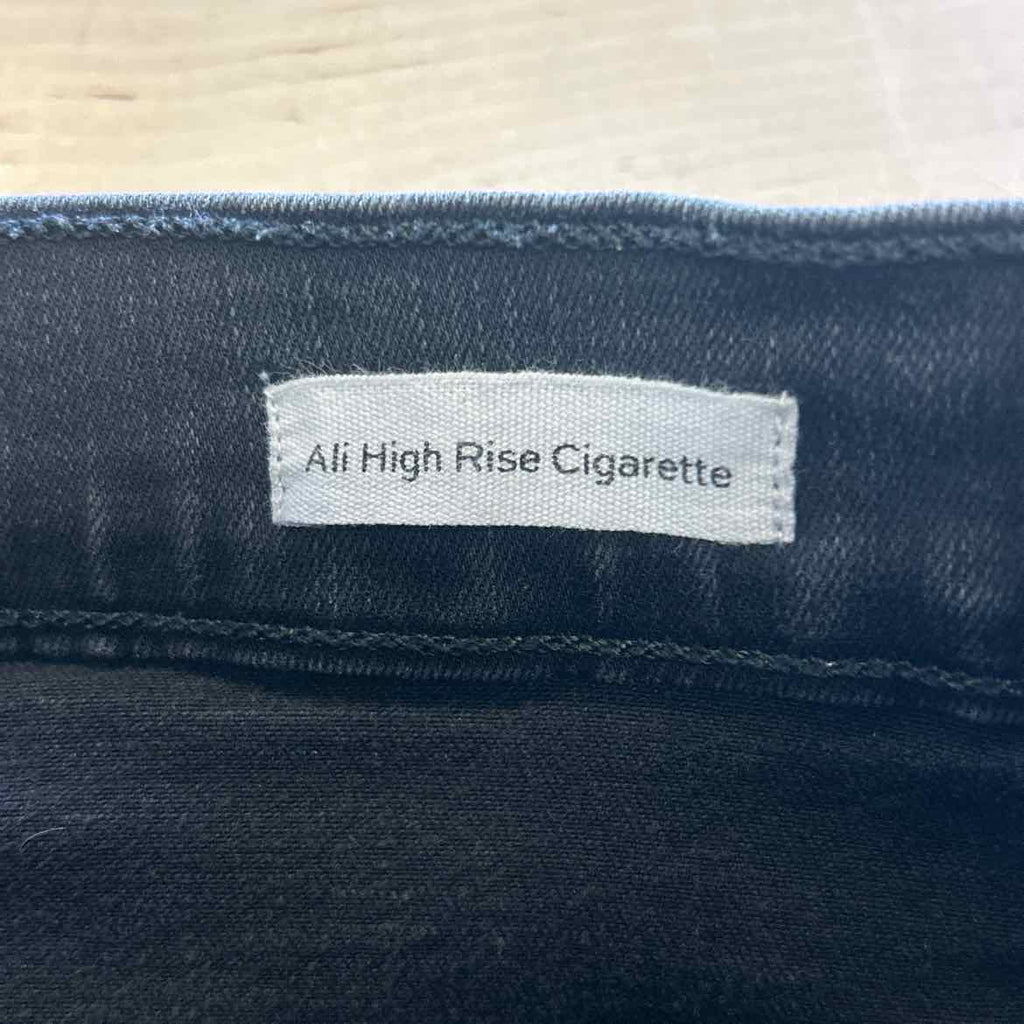 Frame Size 27 Black Denim Preloved Jeans