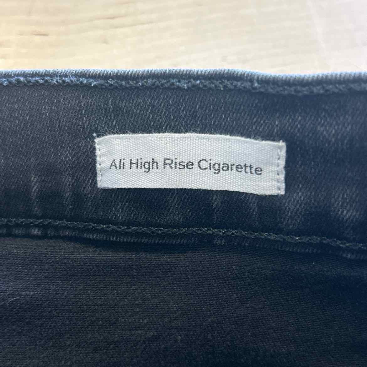 Frame Size 27 Black Denim Preloved Jeans