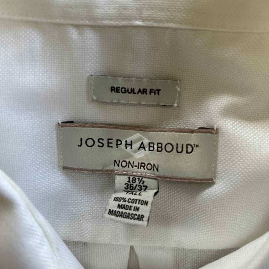 Joseph Abboud Size 3XL White Preloved MENS Button Down Shirt