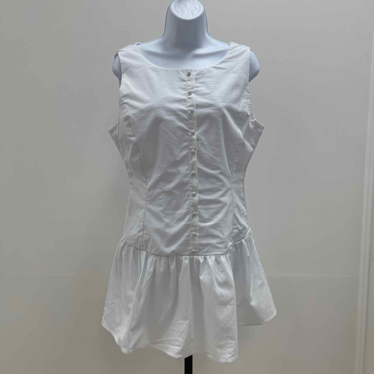 Rebel + Leigh Size L White New Dress