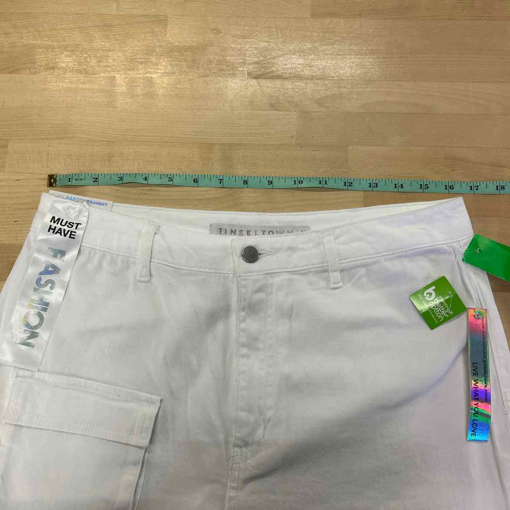 TINSELTOWN Size 13 White New Jeans
