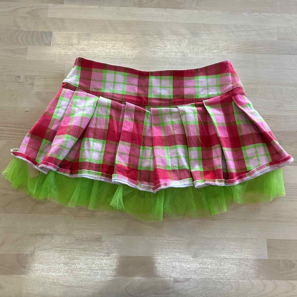 Dolls Kill Size S Pink & Green Skirt