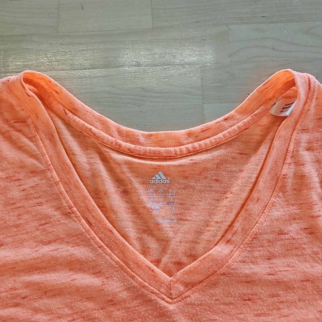 Adidas Size S Orange Shirt