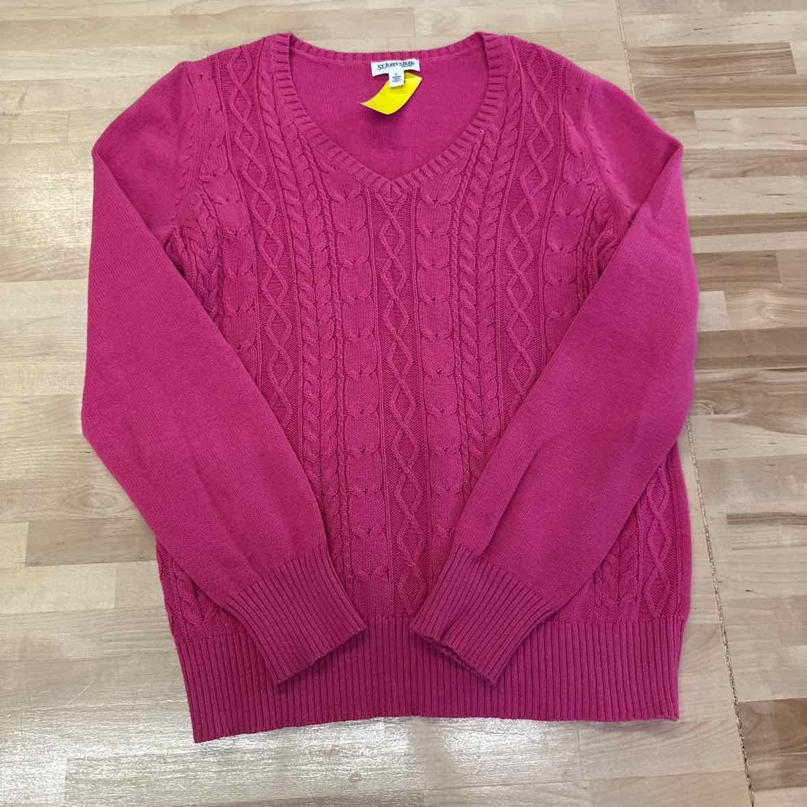 St John's Bay Size L Pink Sweater