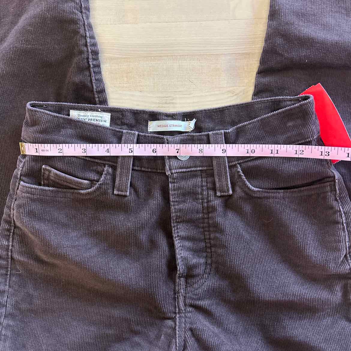 Levi's Size 24 Brown Corduroy Pants