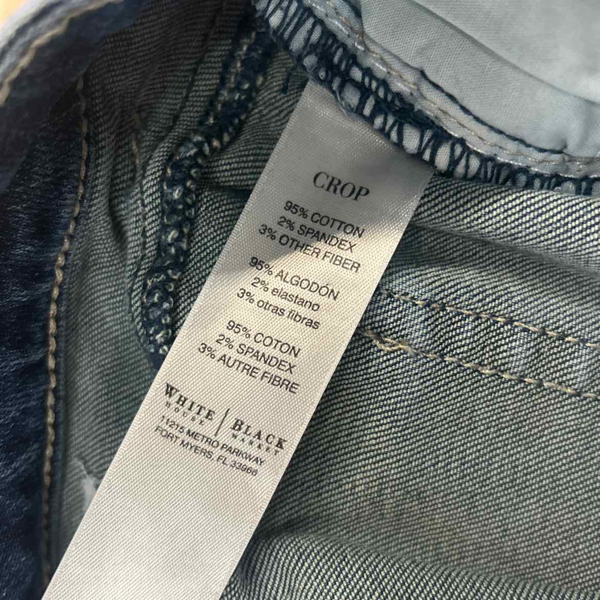 White House Black Market Size 2 Blue Denim Preloved Jeans