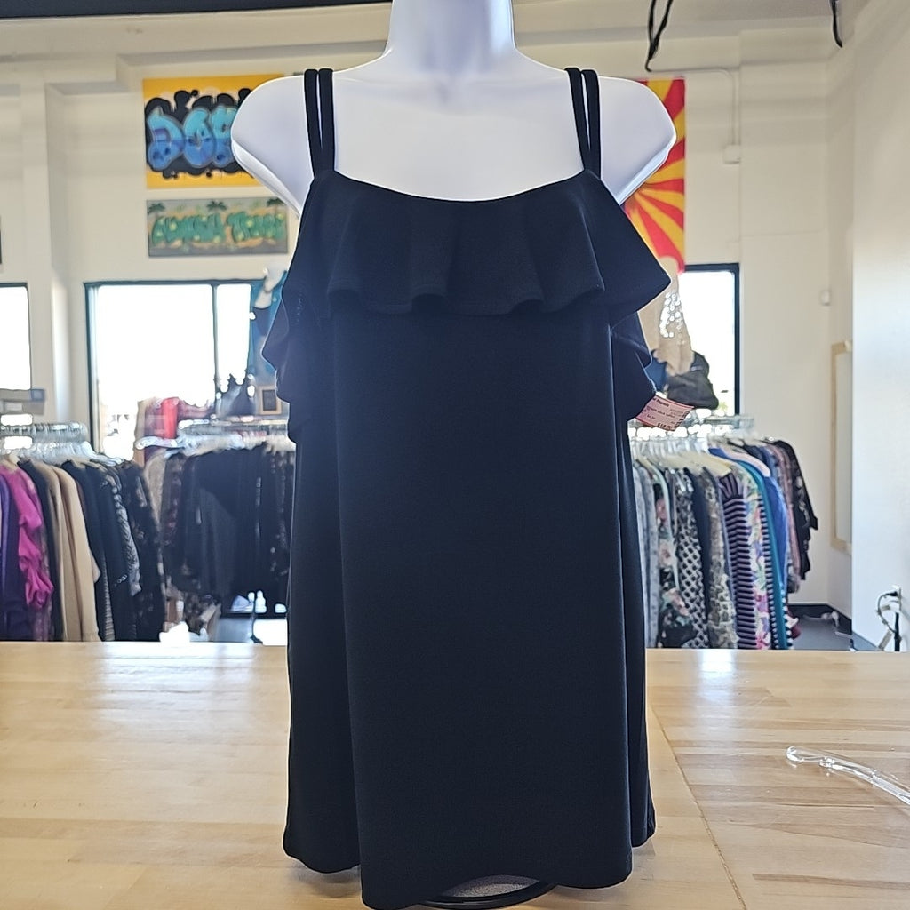 INC Size L Black Preloved Tank
